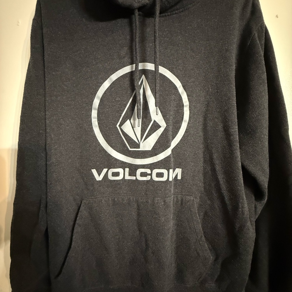 Volcom Gray Hoodie size men’s large - Picture 3 of 6